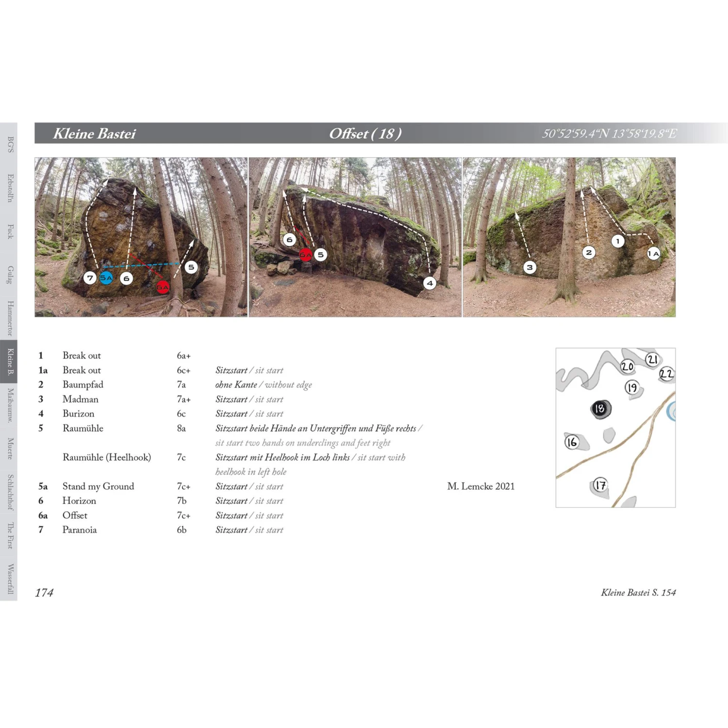BOULDERFÜHRER BAHRATAL - Kletterführer 8 BOULDERFÜHRER BAHRATAL - Kletterführer – Bild 6