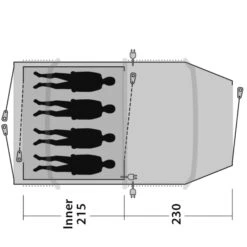 Outwell STARHILL 4A - Familienzelt -Globetrotter 5638031667 o starhill 4a outwell 24