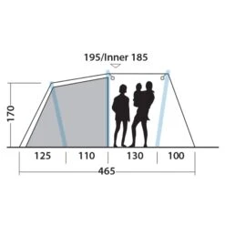 Outwell STARHILL 4A - Familienzelt -Globetrotter 5638031667 r starhill 4a outwell 24